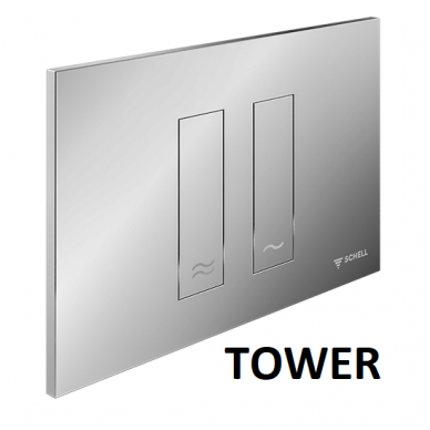 WC nuleidimo klavišas Schell Tower 5
