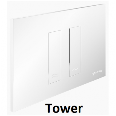 WC nuleidimo klavišas Schell Tower 2