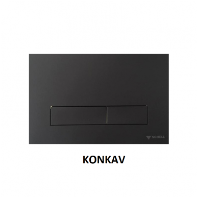 WC nuleidimo klavišas Schell Konkav 8